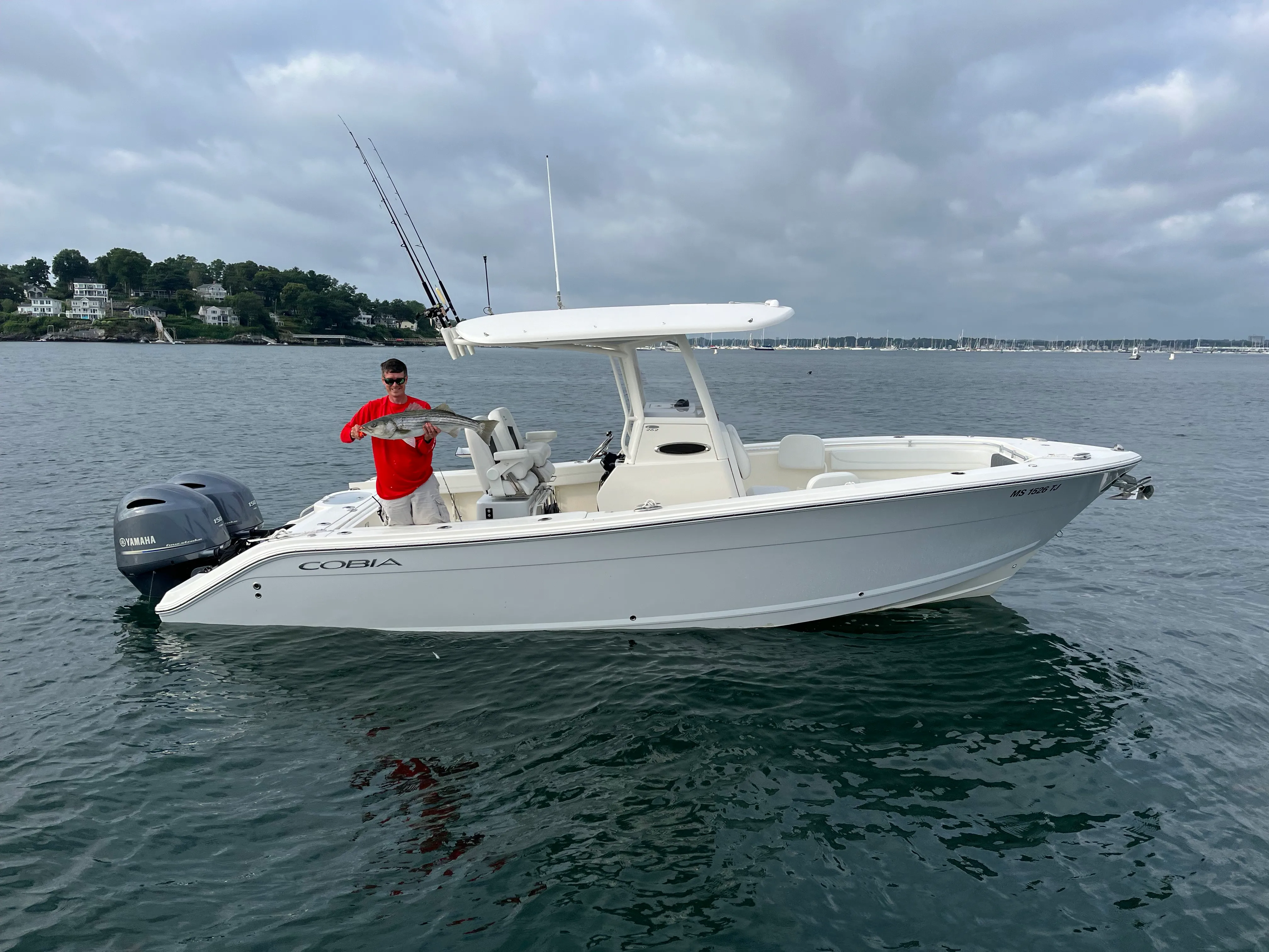 Tom O'Hare, founder of Innealta, at the helm.